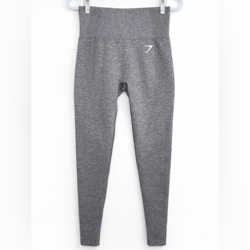 Gymshark Full Length Seamless  Leggings Grey | High Waist | Size S | Gym Workout
